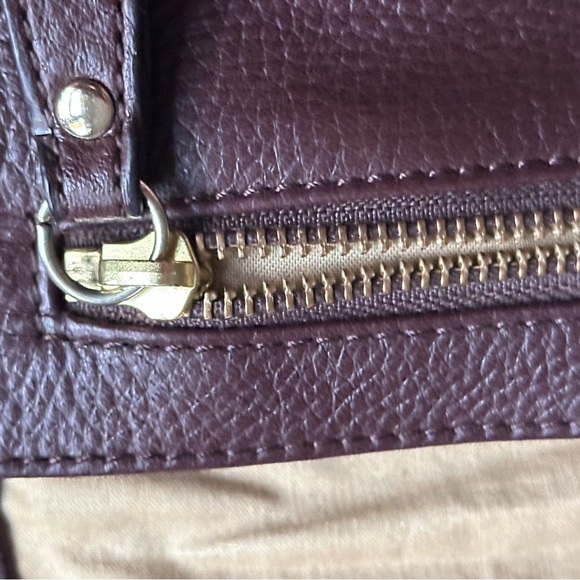 ELLIOTT LUCCA Leather brown Woven Envelope Rectangle Flip Handbag Clutch purse - Picture 10 of 14